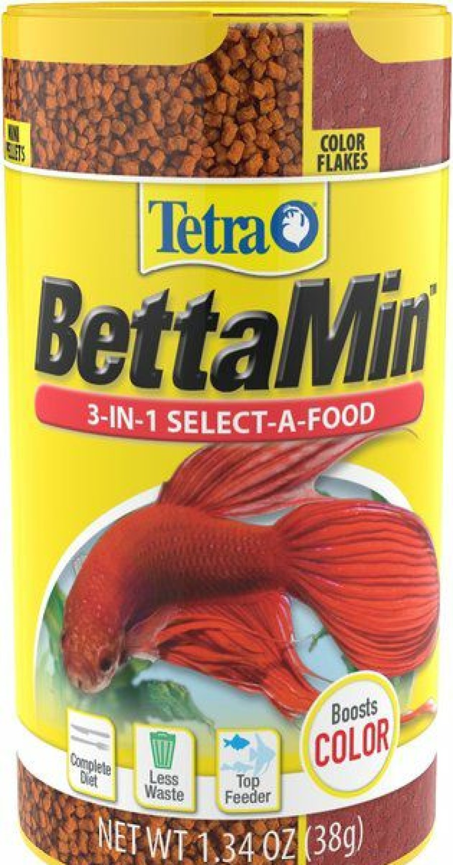 New * Hot Sale Tetra Betta 3-In-1 Select-A-Food Fish Food, 1.34-Oz Jar