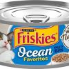 Hot * Top Selling Friskies Ocean Favorites Meaty Bits Tuna, Crab & Brown Rice Natural Wet Cat Food, 5.5-Oz Can, Case Of 24