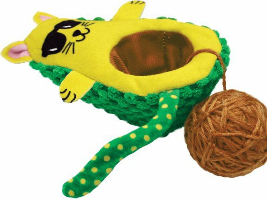 Best * Top Selling Kong Wrangler Avocato Plush Cat Toy With Catnip