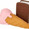 New * 100% Guarantee Frisco Ice Cream Sandwich & Ice Cream Cone Latex Dog Toy, 2-Pack