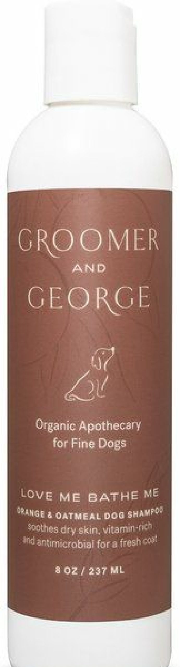 Clearance * Groomer And George Discount Store Groomer & George Love Me Bathe Me Orange & Oatmeal Dog Shampoo, 8-Oz Bottle