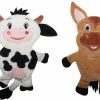 Online * Low Price Piggy Poo And Crew Cow & Horse Paper Crinkle Squeaker Toy, 2 Count