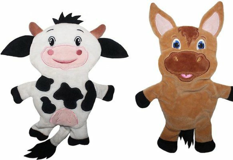 Online * Low Price Piggy Poo And Crew Cow & Horse Paper Crinkle Squeaker Toy, 2 Count