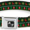 Online * Best Sale Buckle-Down Christmas Sweater Stitch Dog Collar