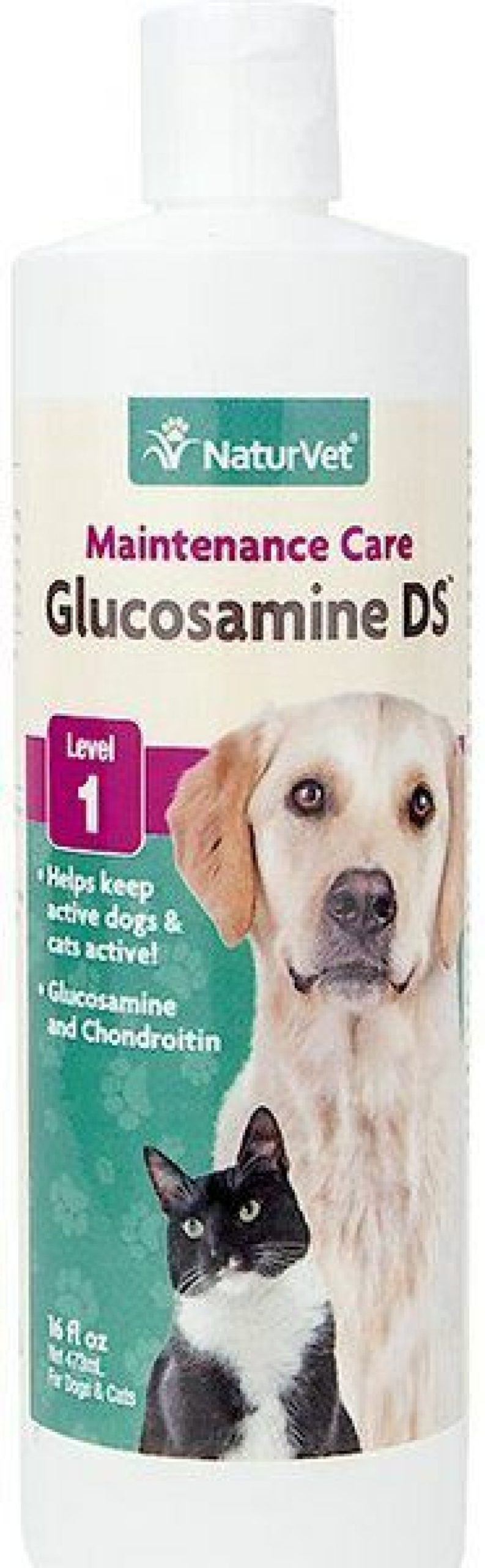 New * Low Price Naturvet Maintenance Care Glucosamine Ds Liquid Joint Supplement For Cats & Dogs