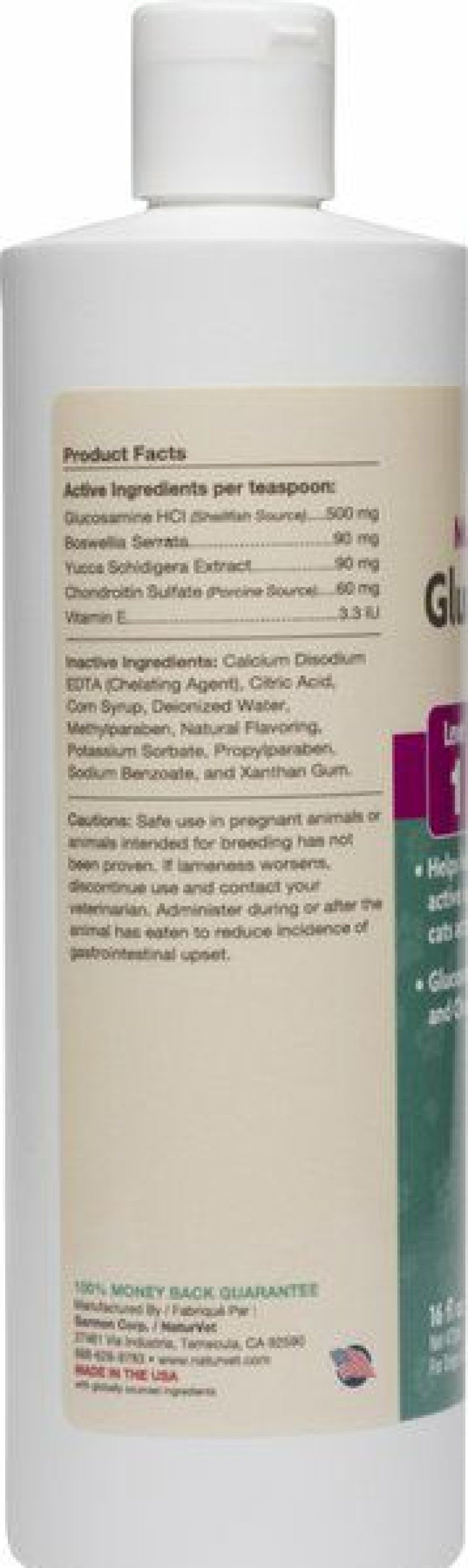 New * Low Price Naturvet Maintenance Care Glucosamine Ds Liquid Joint Supplement For Cats & Dogs