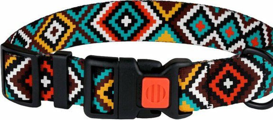 New * Hot Sale Collardirect Tribal Pattern Ethnic Design Nylon Dog Collar