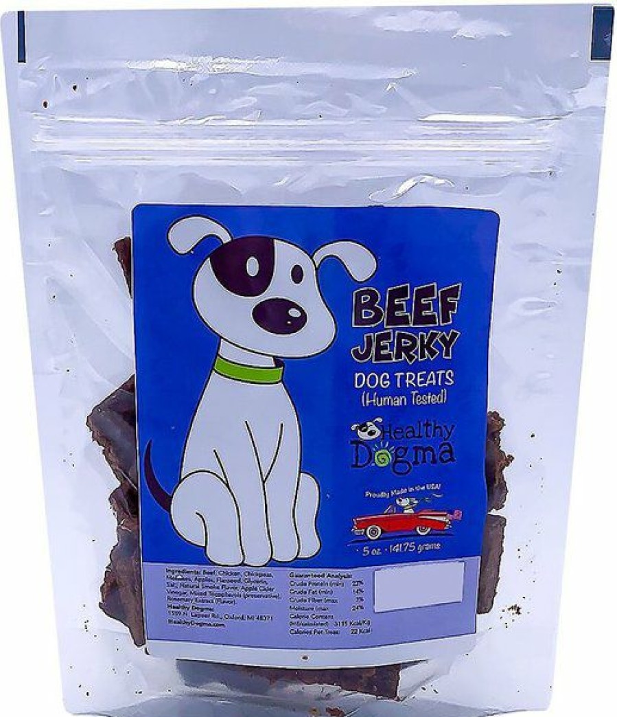 Best * Cheaper Healthy Dogma Beef Jerky Dog Treats, 5-Oz Bag