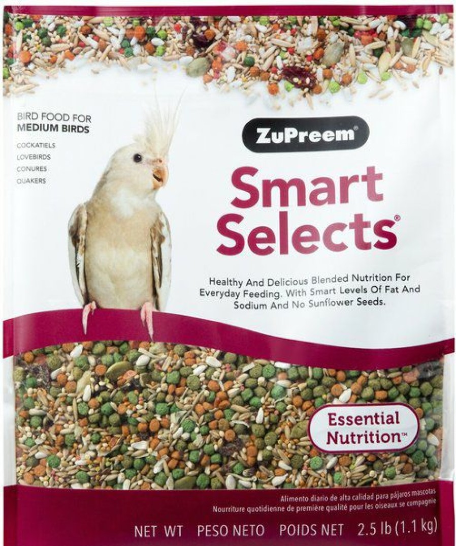 Online * Hot Sale Zupreem Smart Selects Medium Sized Bird Food, 2.5-Lb Bag