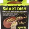 Hot * Low Price Komodo Smart Dish Multi-Purpose Feeding Reptile Dish, Brown, Small