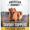 Online * Popular American Journey Savory Toppers Chicken Recipe In Gravy Grain-Free Dog Food Topper, 3-Oz Pouches, Case Of 24