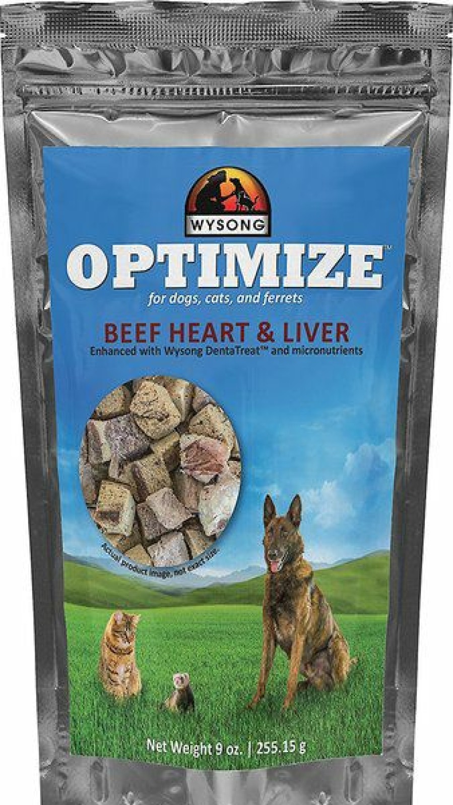 Online * Best Sale Wysong Optimize Beef Heart & Liver Dog, Cat & Ferret Food Topper, 9-Oz Bag