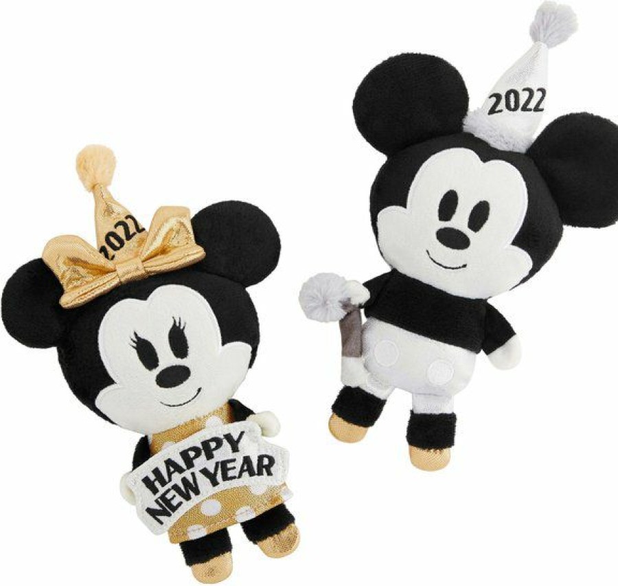 Online * Cheaper Disney New Year'S Eve Mickey & Minnie Mouse Plush Cat Toy With Catnip, 2 Count