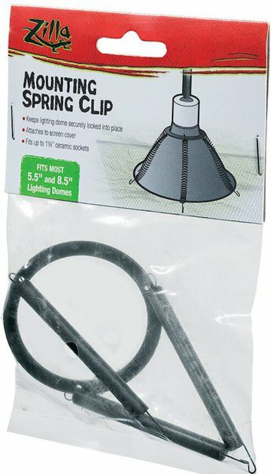 New * Discount Store Zilla Terrarium Lamp Mounting Spring Clip