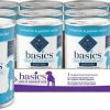 Clearance * Wholesale Blue Buffalo Basics Skin & Stomach Care Grain-Free Whitefish Entree Adult Canned Dog Food, 12.5-Oz Can, Case Of 12