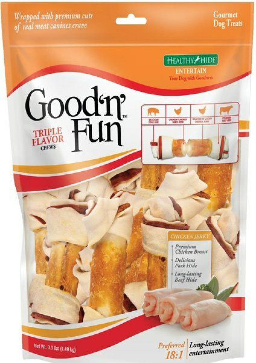 New * Good N Fun Top Selling Good 'N' Fun 7-In Bone Dog Treats, 12 Count