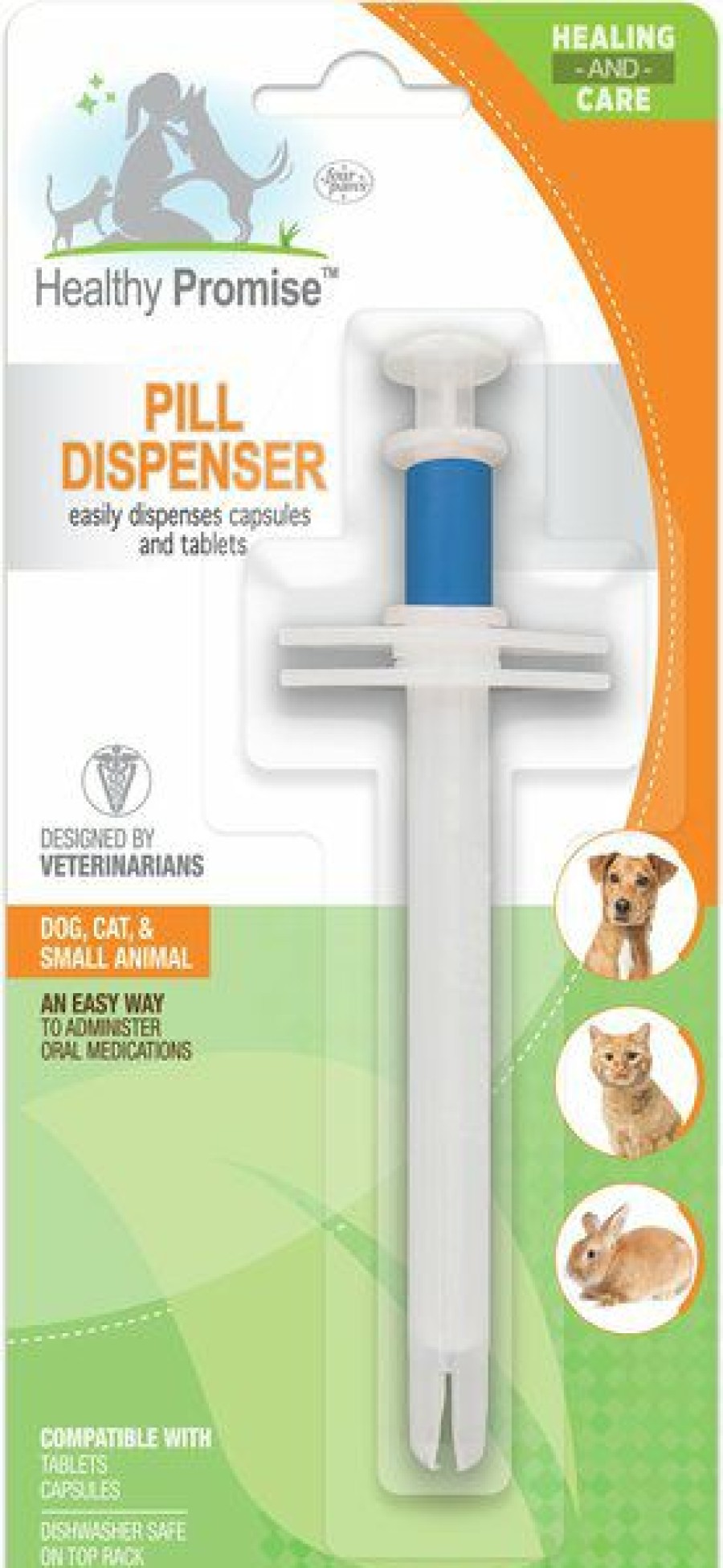 Clearance * Discount Four Paws Healthy Promise Quick & Easy Pill Dispenser