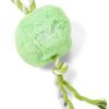 New * Reliable Quality Tumbo Indoor Plush Tugger Tosser Dog Toy, Green