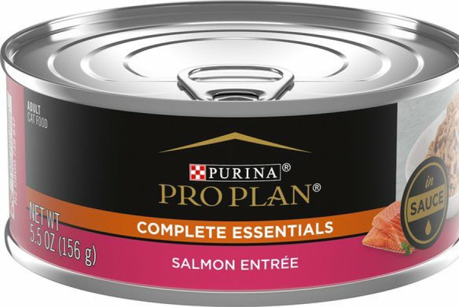 Hot * Hot Sale Purina Pro Plan Adult Salmon Entree In Sauce Canned Cat Food, 5.5-Oz, Case Of 24