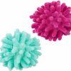 Clearance * Discount Store Bundle: Frisco Moppy Ball Cat Toy, Blue + Frisco Moppy Ball Cat Toy, Pink