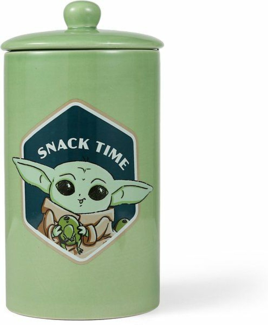 Online * Online Fetch For Pets Star Wars Mandalorian Snack Time Dog Treat Jar