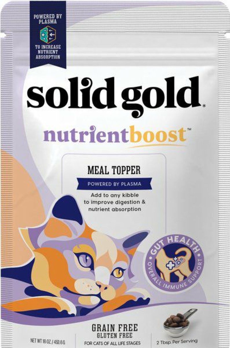 Best * Excellent Solid Gold Nutrientboost Grain-Free Cat Food Topper, 16-Oz Bag