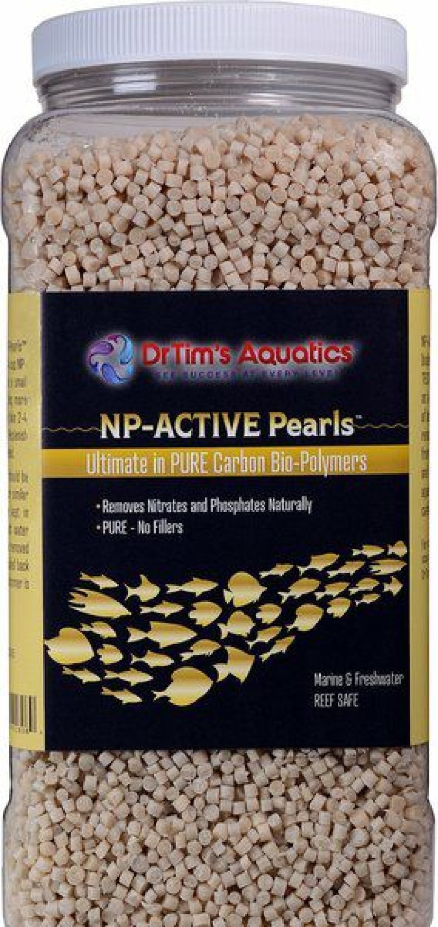 New * Dr Tims Aquatics Large Choice Dr. Tim'S Aquatics Np-Active Pearls Aquarium Cleaner, 3,785-Ml Bottle