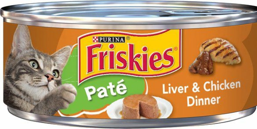 Wholesale * Wholesale Friskies Classic Pate Liver & Chicken Dinner Canned Cat Food, 5.5-Oz, Case Of 24