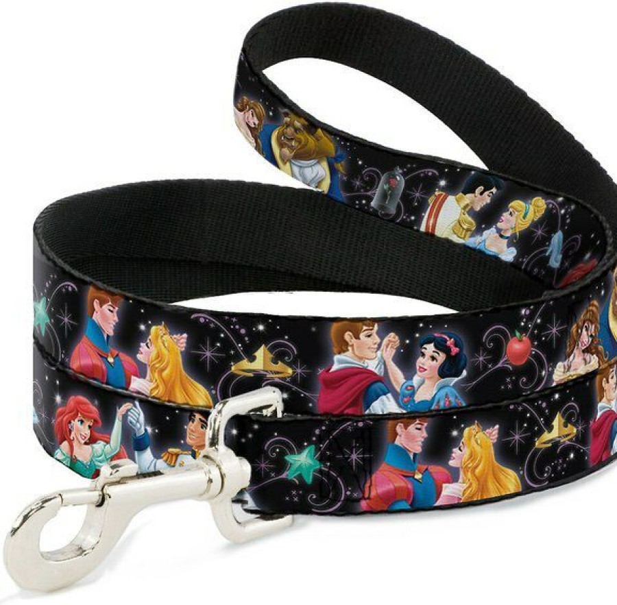 Clearance * Reliable Quality Buckle-Down Disney Princesses Dancing Dog Leash