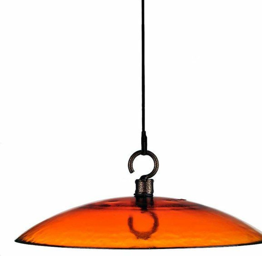 Clearance * Hot Sale Mosaic Birds Petite Glass Baffle Dome Feeder, Fading Sunset, 1