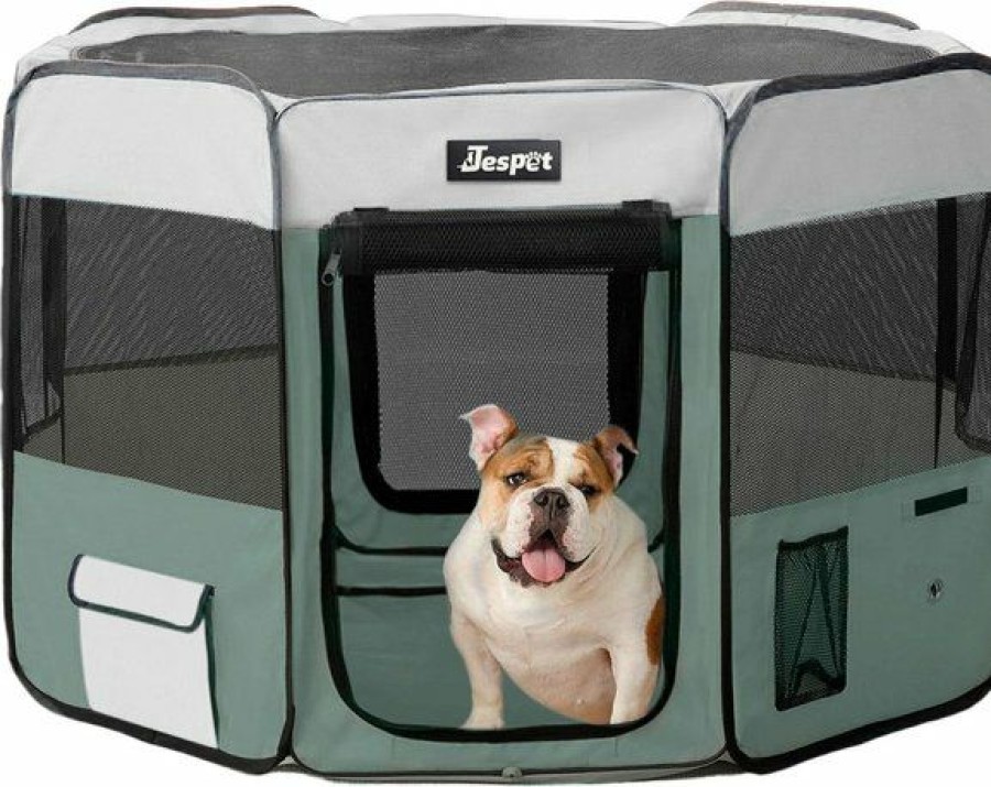 Hot * Reliable Quality Jespet Soft-Sided Dog & Cat Playpen