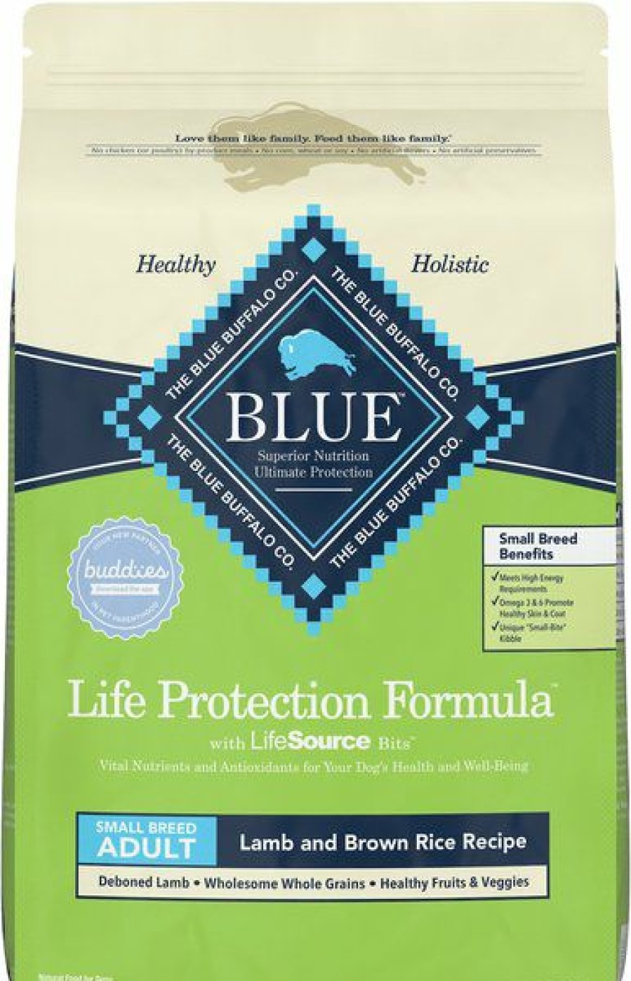 Clearance * Best Sale Blue Buffalo Life Protection Formula Small Breed Adult Lamb & Brown Rice Recipe Dry Dog Food