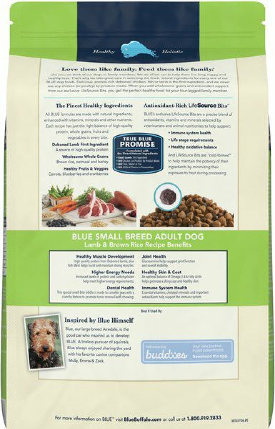 Clearance * Best Sale Blue Buffalo Life Protection Formula Small Breed Adult Lamb & Brown Rice Recipe Dry Dog Food