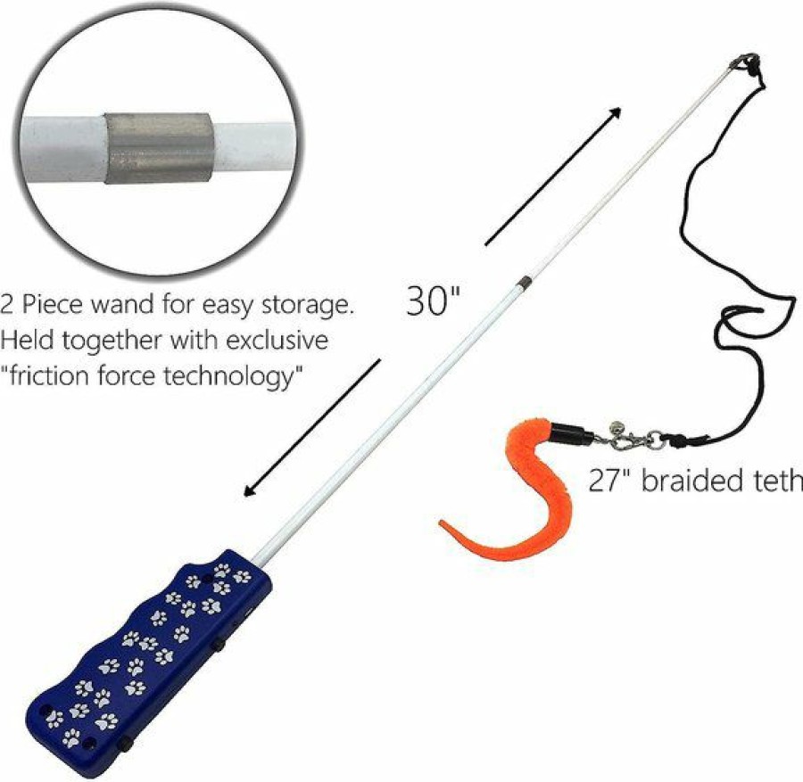 Best * Cheaper Pet Fit For Life 2 In 1 Led Laser Light & Interactive Wand Cat Toy