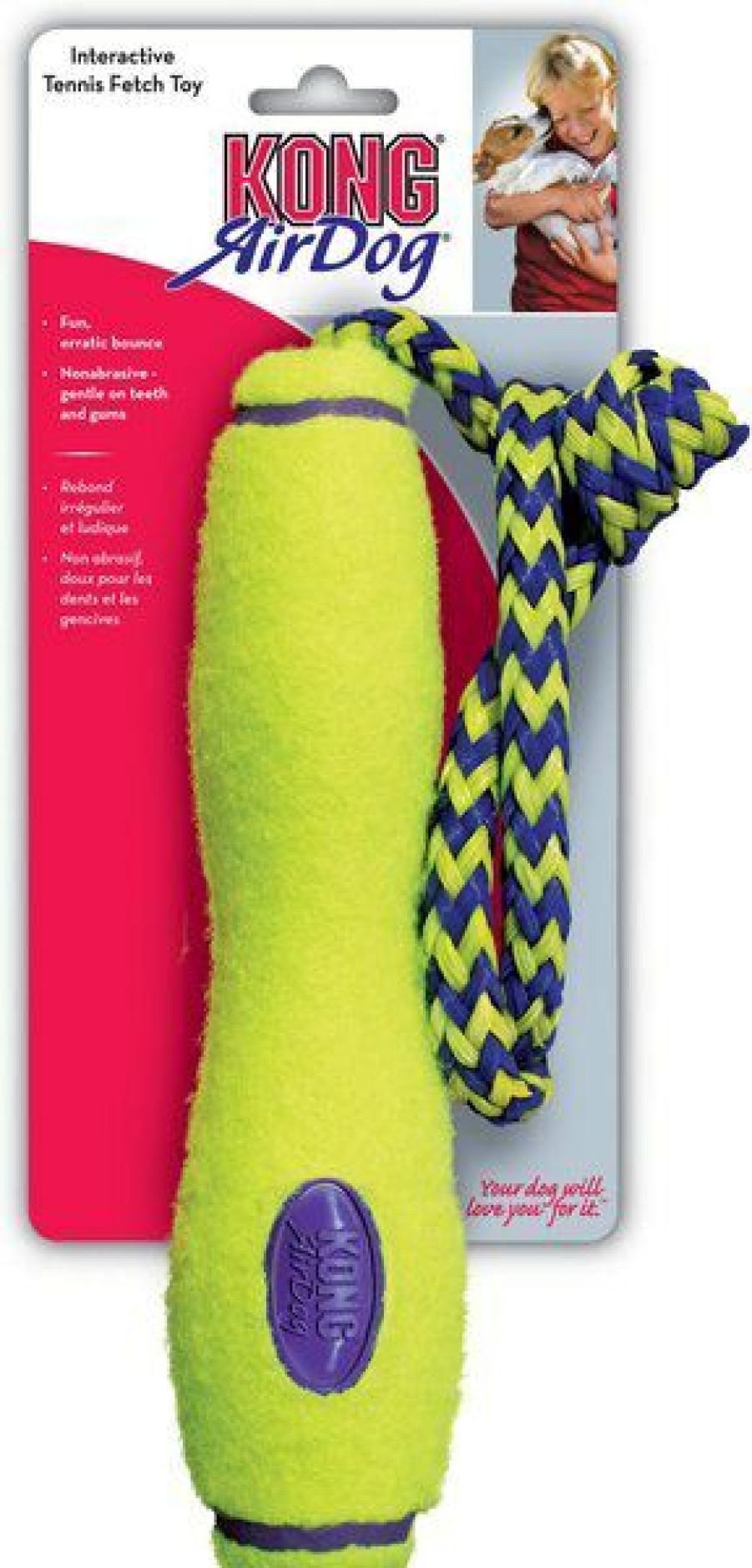 Online * Hot Sale Kong Airdog Fetch Stick With Rope Dog Toy, Large