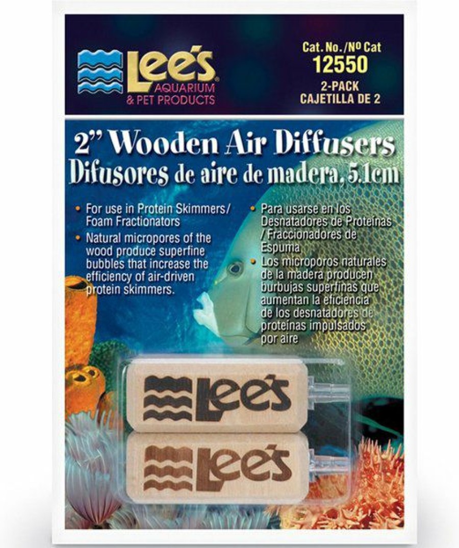 Best * Lees Aquarium & Pets Discount Store Lee'S Aquarium & Pets Wooden Aquarium Air Diffusers, 2 Count