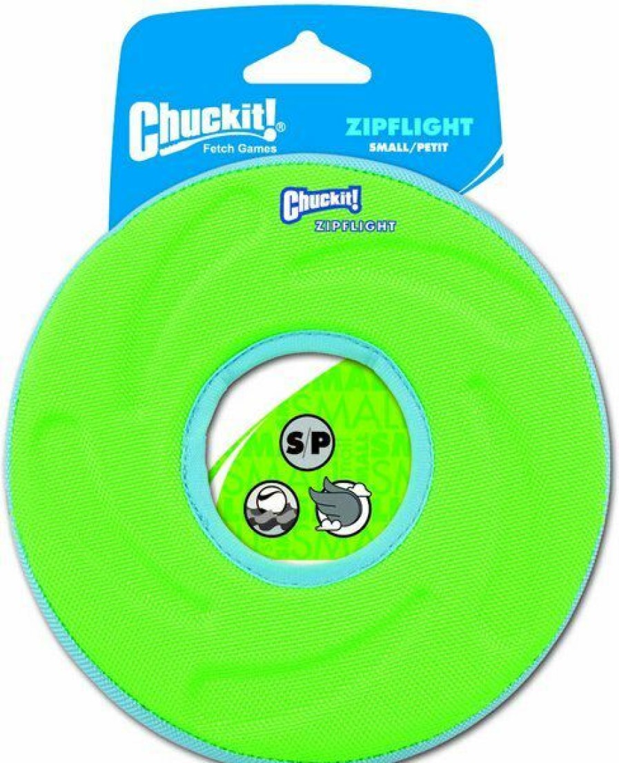 New * Good Quality Chuckit! Zipflight Disc Dog Toy, Color Varies