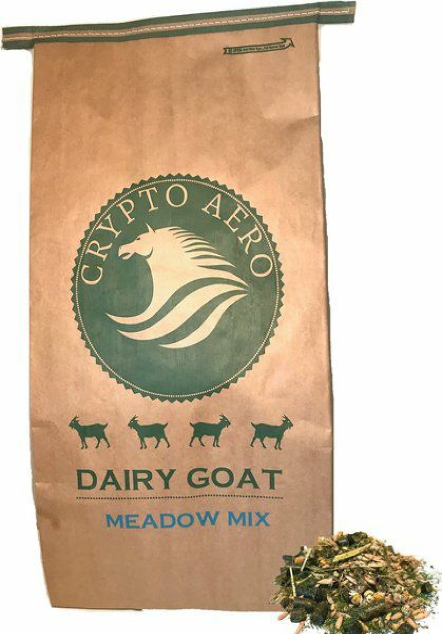 Clearance * Cheaper Crypto Aero Dairy Goat Meadow Mix Goat Feed, 50-Lb Bag