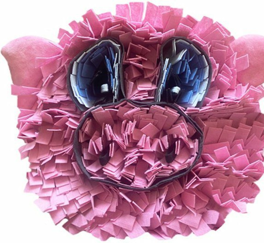 Hot * Excellent Piggy Poo And Crew Custom Pig Face Rooting Snuffle Pig Mat, 18 X 20-In