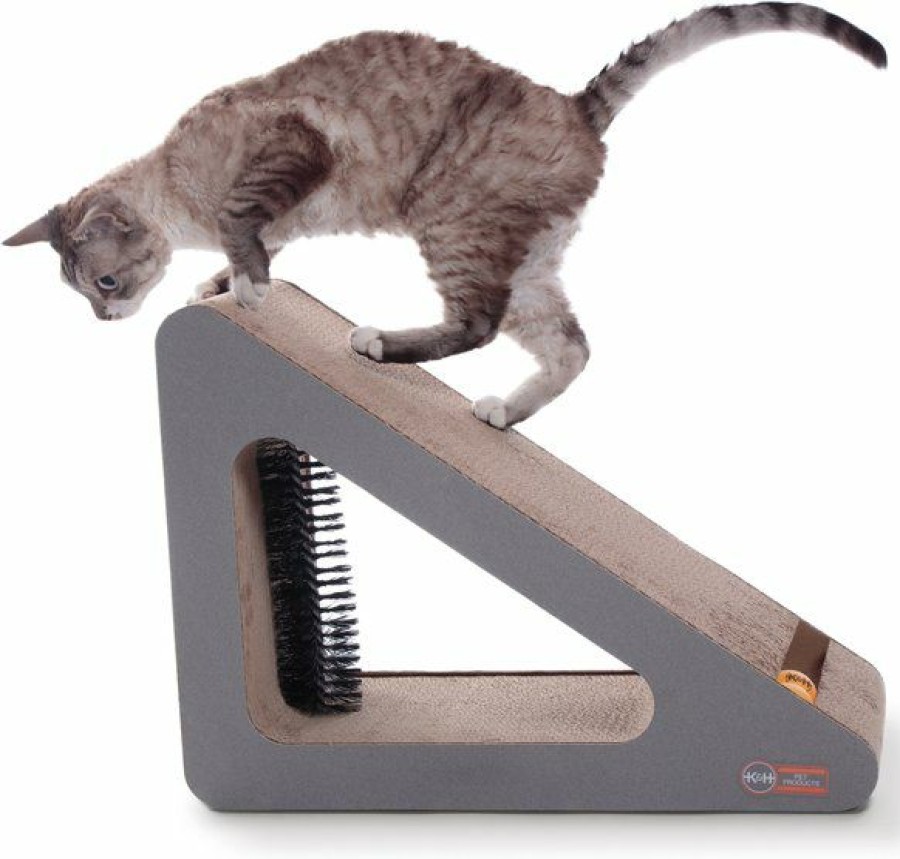 Online * Low Price K&H Pet Products Creative Kitty Scratch, Ramp & Groom Cat Toy With Catnip