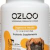 Online * Wholesale Ozloo Large Breed Digestive Health Probiotic Dog Supplement, 60 Count