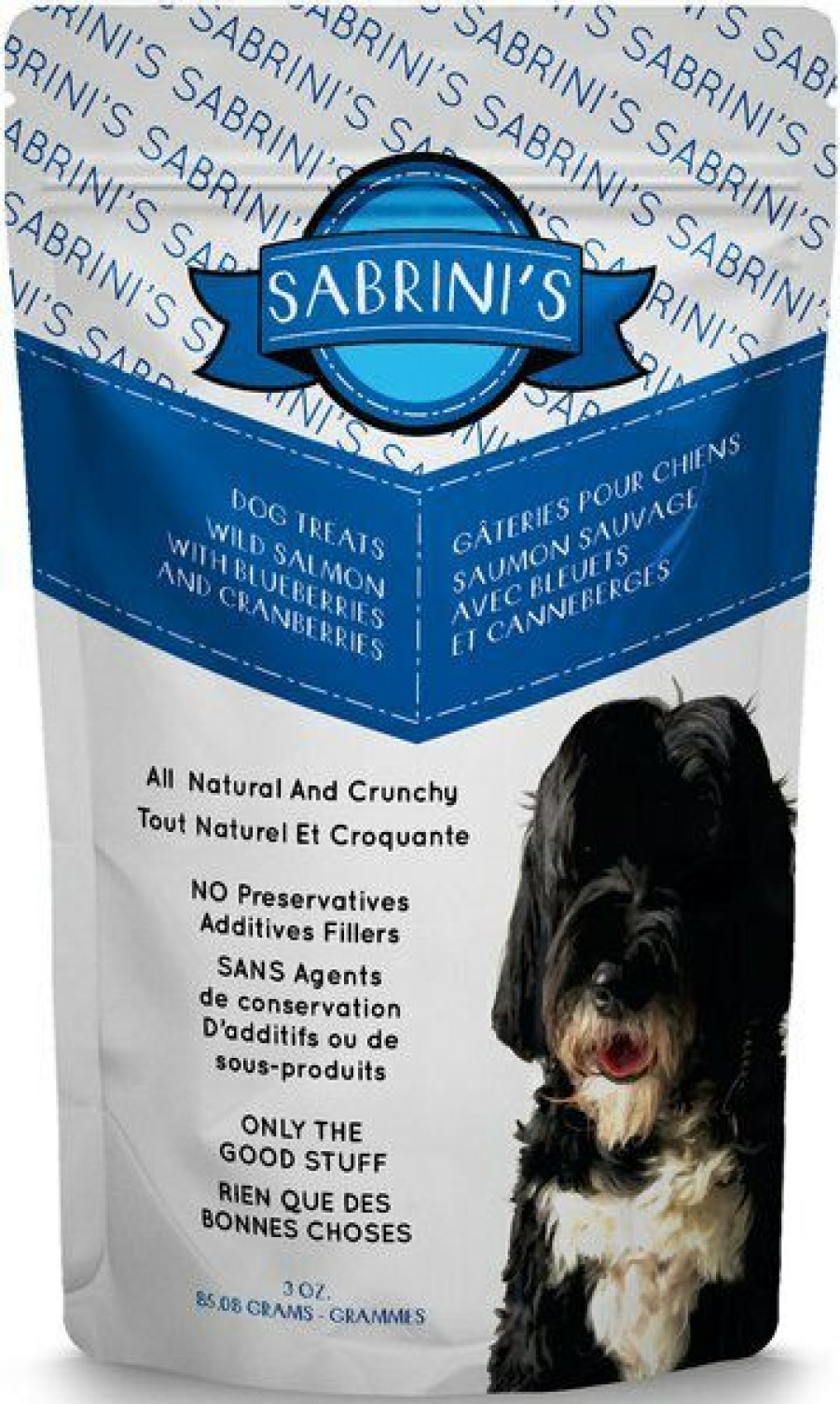 Clearance * Sabrinis Royal Treats 100% Guarantee Sabrini'S Royal Treats Wild Salmon Blueberries & Cranberries Dog Treats, 3-Oz Pouch