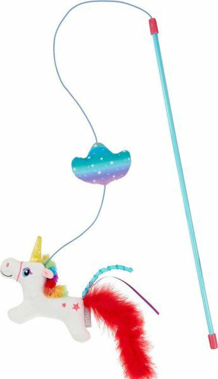 Online * Reliable Quality Bundle: Frisco Mythical Mates Unicorn Teaser Cat Toy With Catnip + Frisco Mythical Mates Dragon Crinkle Cat Toy With Catnip