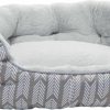 New * Excellent Mina Victory Arrowtails Bolster Dog Bed, Large