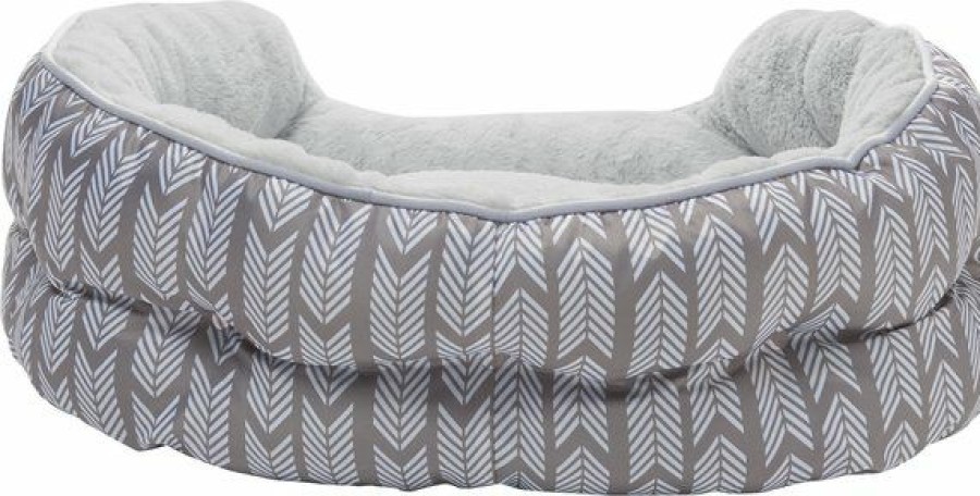 New * Excellent Mina Victory Arrowtails Bolster Dog Bed, Large