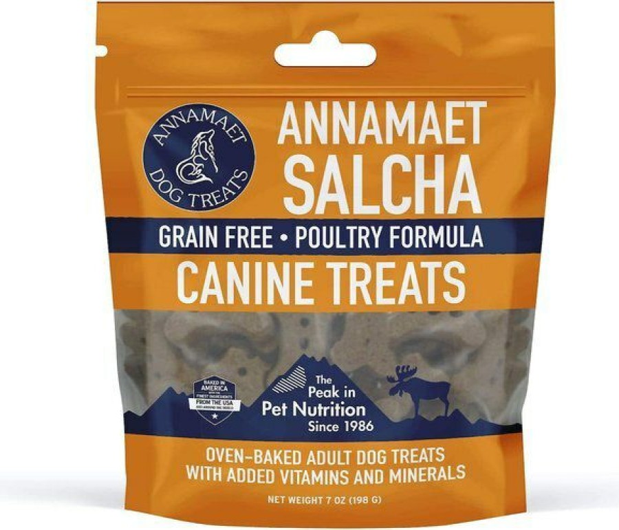 Wholesale * Reliable Quality Annamaet Grain-Free Salcha Poulet Formula Dog Treats, 7-Oz Bag