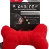 New * Wholesale Playology All Natural Beef Scented Plush Squeaky Bone Dog Toy