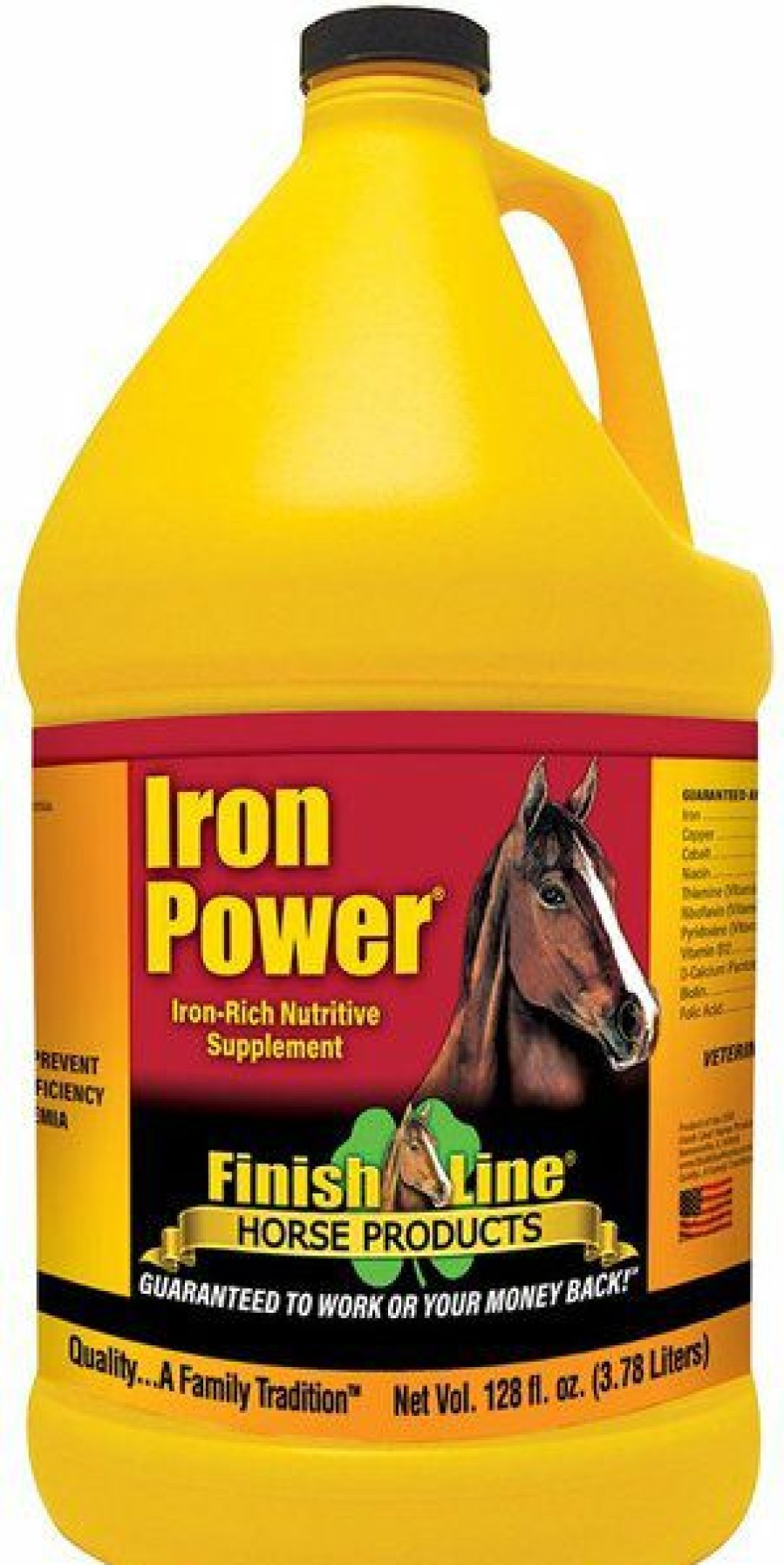 Best * Hot Sale Finish Line Iron Power Horse Supplement, 128-Oz Bottle