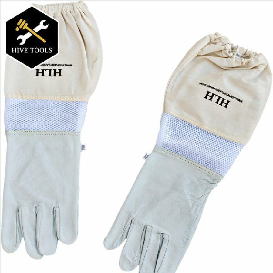 Hot * Discount Store Harvest Lane Honey Goat Skin Beekeeping Protective Gloves