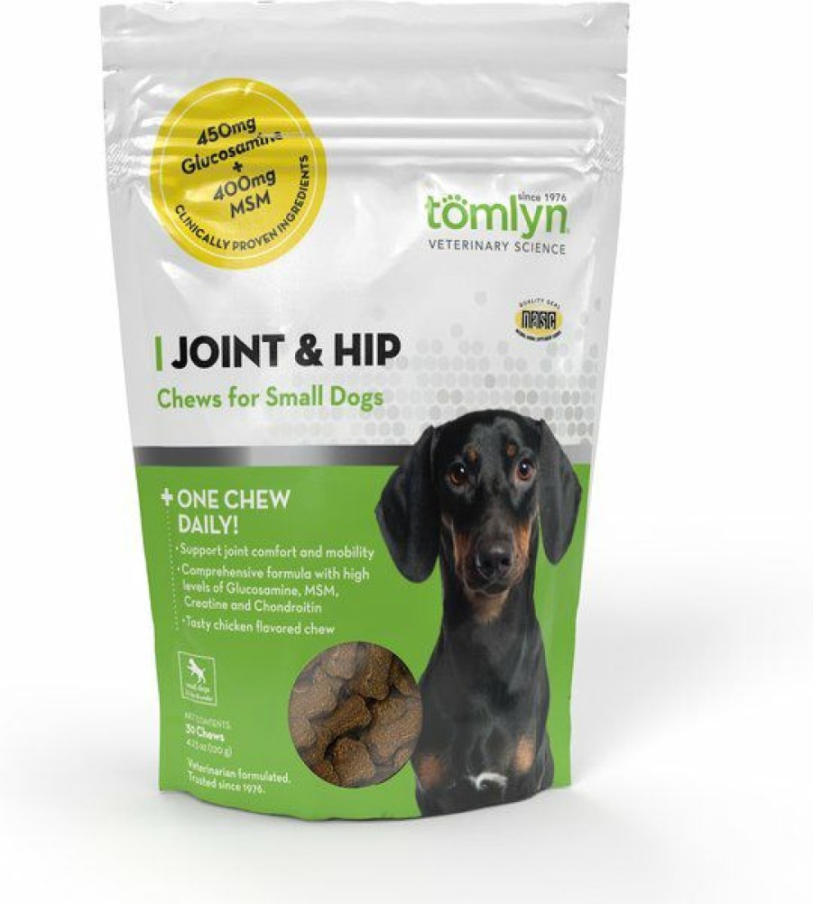 Wholesale * Hot Sale Tomlyn Joint & Hip Chicken Flavored Soft Chews Joint Supplement For Small Dogs, 30 Count